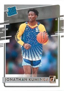 Jonathan Kuminga RC 2021 Chronicles Draft Picks Donruss Rated Rookie Card #30