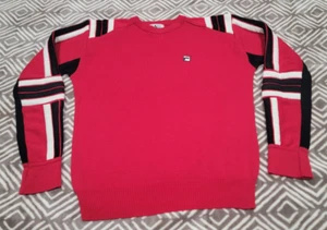 Vintage 80s FILA Wool Ski Sweater Knit Colorblock Geometric Mens Size  Large - Picture 1 of 9