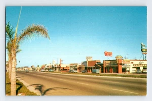 anni 60 COSTA MESA, CALIFFO. VISTA STRADA. NEGOZIO HARDWARE. CARTOLINA ST2 - Foto 1 di 2