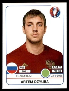 Panini Euro 2016 Artem Dzyuba Russia No. 179 - Picture 1 of 2