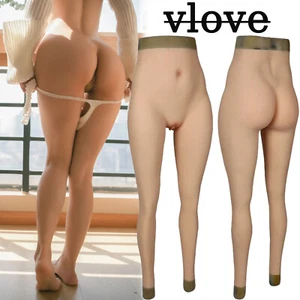 Silicone Fake Vagina Shorts Panty HipShaping Pants For Transgensers Crossdresser - Picture 1 of 28