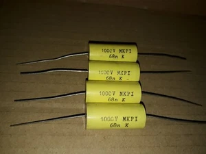 4 piezas TAPA DE AUDIO AMPLIFICADOR DE TUBO MKP HI END MKPI 0.068uF 68nF 1000V HI END MKP! - Imagen 1 de 1