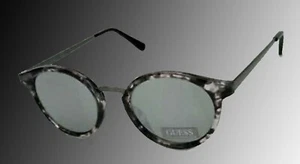 New Guess Ladies Granite Frame Silver Mirror Len Sunglasses GF0305 56U - Picture 1 of 4