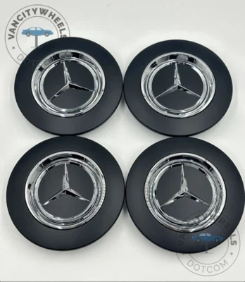 4 PCS Mercedes Benz MONOBLOCK Center Cap G63 G550 G Wagon AMG Wheel A0004003300 - Image 1 of 4