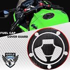 Black&Chromed Red Gas Tank Fuel Cap Cover Protect Guard 07+ Ninja Zx-6R/10R/14R