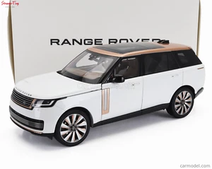 LCD Land Rover Range Rover SV Serenity 2022 blanco con techo negro escala 1/18 - Imagen 1 de 9