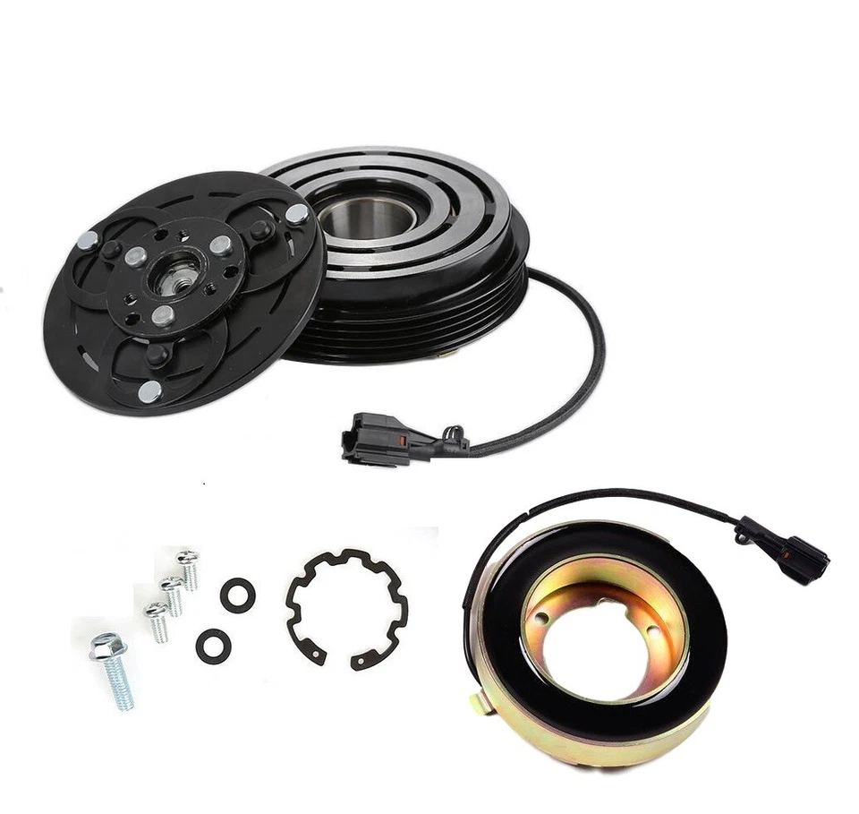 КОМПЛЕКТ МУФТЫ КОМПРЕССОРА ПЕРЕМЕННОГО ТОКА КАТУШКА ШКИВА ПОДХОДИТ 2000 - 2004 SUBARU OUTBACK 4 ЦИЛИНДРА 2,5 Л - Изображение 1 из 1