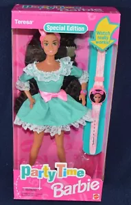 Friend of Barbie Teresa Party Time doll with real watch 1994 New NIB 12244 - Picture 1 of 4