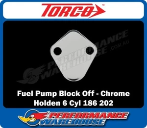 Bloque de placa de bloqueo de bomba de combustible de 6 cilindros Chrome Holden, 149 161 173 179 186 202 - Imagen 1 de 2