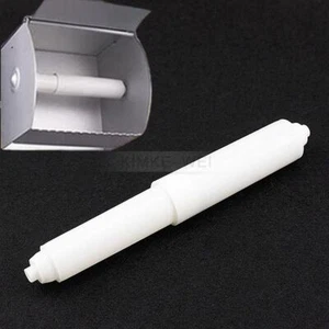 Replacement Toilet Paper Roll Holder Insert Spring Roller Spindle White - Picture 1 of 8