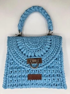 ELLE Raffia Crochet Handbag - Picture 1 of 6