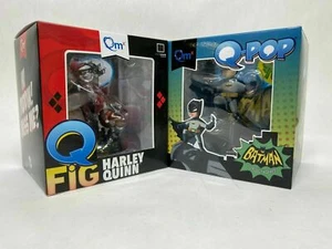 Batman Classic TV + Harley Q Pop Figure Q Fig Lootcrate Exclusive New In Box - Picture 1 of 8