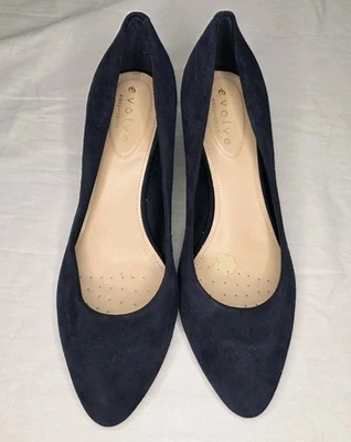 Evolve by Easy Spirit Robin Pumps | 舒适 | 女式 10 码海军蓝 — 第 1/4 张图片