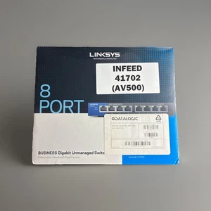 Linksys 8 Port Unmanaged Switch Model# LGS108 SEALED! - Picture 1 of 4