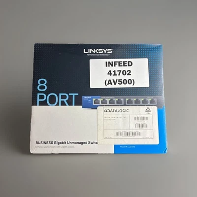 Linksys 8 Port Unmanaged Switch Model# LGS108 SEALED! - Image 1 of 4