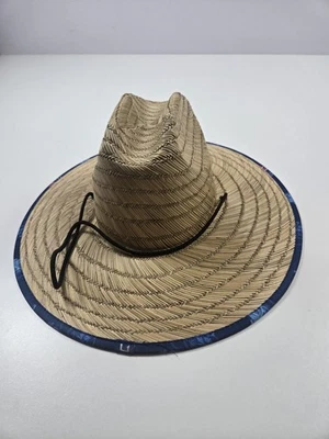 Sombrero de playa de ala ancha para hombre -HUK sombrero de paja para peces pesca Foto 1 de 4