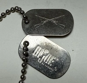 GI JOE 12”- Dog Tags/Accessory 1/6 Scale. Dragon 21st Century Power Team CL - Picture 1 of 10