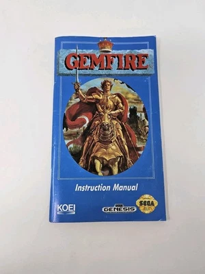GEMFIRE SEGA GENESIS INSTRUCTION MANUAL ONLY - Image 1 of 2