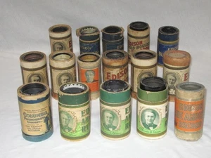 Lot of Antique Edison Cylinder Record Rolls - early 1900s - Picture 1 of 16