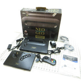SNK Neo Geo AES Video Game Console CIB w/ HDMI Adapter