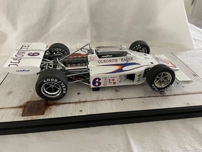 Carousel-1 1/18 scale Olsonite Eagle Indy 500 1972 Bobby Unser #6 Pole Position - Image 1 of 4