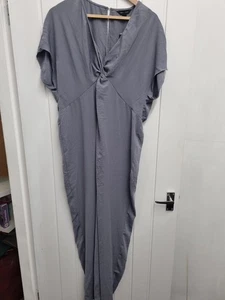 BNWT New Look Woman's Short Sleeved V Neck Jumpsuit, Size 18 - Picture 1 of 9