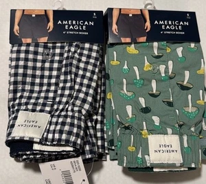 American Eagle Boxer Uomo Small Confezione da 2 - Foto 1 di 2
