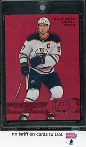 2020-21 Metal Universe 97-98 Retro Precious Metal Gems Red Connor McDavid 59/100 - Bild 1 von 2