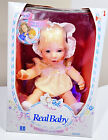 Hasbro Wide Eyed Real Baby By Judith Turner Yellow Outfit With Bonnet And Bottle
