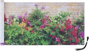 Maximex Balkon-Sichtschutz, Praktischer Sichtschutz Mit Farbenfrohem Mauerblumen - Bild 1 von 8
