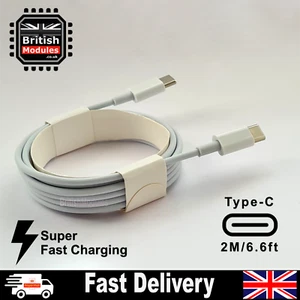 2M USB C To USB C Super Fast Charger PD 100W Type C Charging Data Sync Cable Pro - Picture 1 of 5