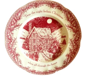 JOHNSON BROTHERS TWAS THE NIGHT BEFORE CHRISTMAS DINNER PLATE 11" (S) NEW - Picture 1 of 1