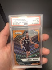 2016 Panini Prizm Dejounte Murray Orange Wave /25 PSA 10 SAN Antonio Spurs 💎💎