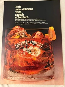 1989 Southern Comfort Druckanzeige 8"x11" Comfort On The Rocks - Bild 1 von 1