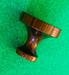 Herrajes antiguos de colección palo de rosa teca MCM Art Deco cajón tirón gabinete perno - Imagen 1 de 5