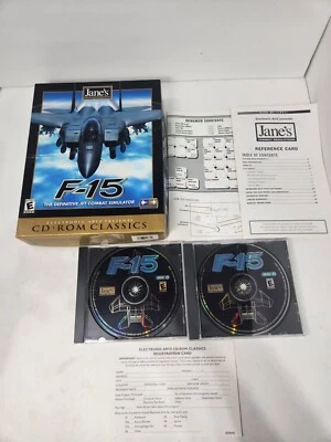 Vintage EA Computer Game Jane's Jet Combat Simulator F-15 CD-ROM Windows - Image 1 of 4