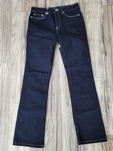 LKNW! - Ralph Lauren Sport Dark Blue Denim Bootcut Jeans Sz 4 - Picture 1 of 5