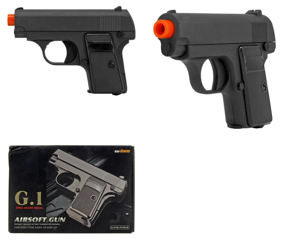 Galaxy G1 Compact Metal Spring Airsoft Pistol Hand Gun W/ 6mm BBS BB