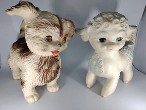 VINTAGE MOBLEY/ARROW 9" RUBBER SQUEAKING TOYS ANIMATED  - Picture 1 of 10