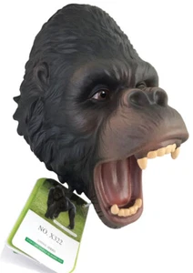 Gorilla Hand Puppet Rubber Life Animal Ape Play Toy for Boys Girls Age 3+ - Picture 1 of 3