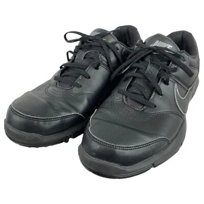 Zapatos bajos de golf Nike Durasport 4 para hombre talla 8,5 cuero negro con cordones 844550-001 Foto 1 de 4