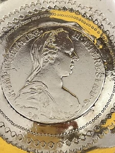 Placa alfiler de monedas de María Teresa, emperatriz romana sagrada Taler, 1780 - Imagen 1 de 9