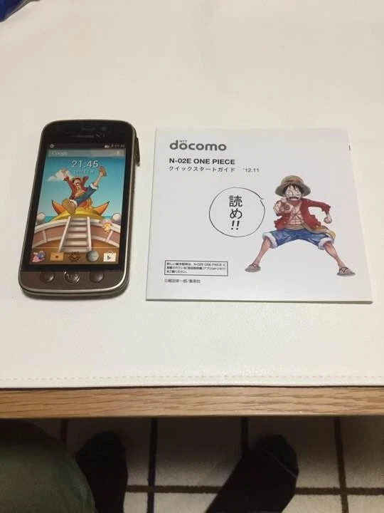 DOCOMO NEC N-02E ONE PIECE LIMITED EDITION ANDROID SMARTPHONE w/Box from Japan - Image 1 of 4