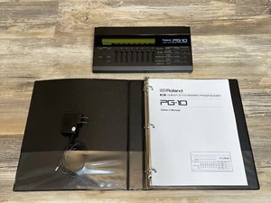 Roland PG-10 Synthesizer Programmer AC Adaptor Owners Manual Real Clean Unit - Picture 1 of 11