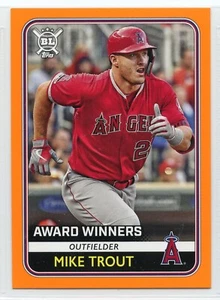 2020 Topps Big League Orange Baseball - #283 - Mike Trout - Los Angeles Angels - Picture 1 of 1