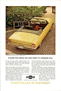 Anuncio Chevelle vintage 1964 '64 estilo que te mueve incluso parado quieto - Imagen 1 de 1