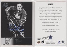 2017-18 Ultimate Collection Legends 2018-19 Upper Deck Update Red Kelly Auto HOF