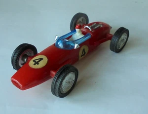 V8 F1 Car Vintage 1/32 ? Plastic Friction Hong Kong Ferrari Cooper BRM - Picture 1 of 6