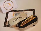 24Ct Gold Plated Metal Clipper Cigarette Lighter Refillable Gas Flint, Gift Box