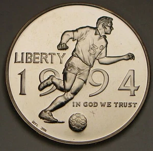USA Half Dollar 1994 P Proof - Cu-Ni clad Copper - World Cup Soccer USA - 659 * - Picture 1 of 2